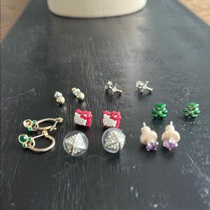 3/$15 Earring Bundle 7 Pairs Disney Hello Kitty Bears Cross
